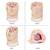 Light pink embellished potli bag ethnic wristlet purse for women & girls