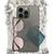 Silver white embellished potli bag ethnic wristlet purse for women & girls
