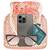 Women peach embellished potli bag ethnic purse for women