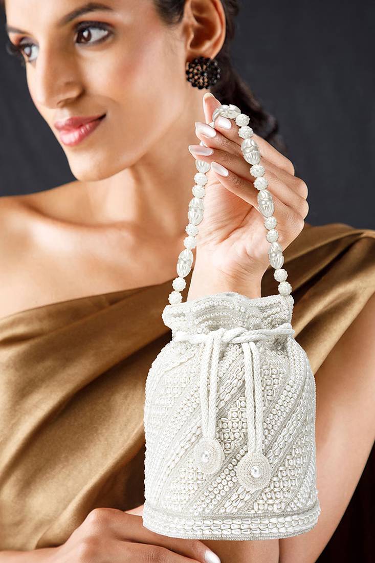Indian potli bags evening bag clutch ethnic bride purse with drawstring gifts for women