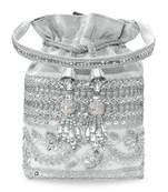 Embellished potli bag ethnic wristlet purse for women