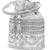 Embellished potli bag ethnic wristlet purse for women