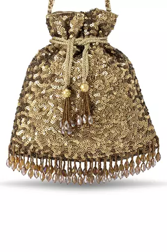 Indian potli bags gift for women evening bag clutch ethnic bride purse with drawstring