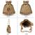 Indian potli bags gift for women evening bag clutch ethnic bride purse with drawstring