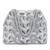 Silver potli bag gift for women evening bag clutch ethnic bride purse with drawstring