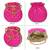 Rani pink ethnic embroidered potli bag for women