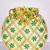 Green ethnic embroidered floral potli bag for women