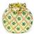 Green ethnic embroidered floral potli bag for women
