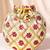 Maroon ethnic embroidered floral potli bag for women