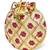 Maroon ethnic embroidered floral potli bag for women