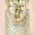 Cream embellished potli bag ethnic wristlet purse for women & girls