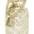 Cream embellished potli bag ethnic wristlet purse for women & girls