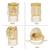 Golden ethnic embellished potli bag for women fancy evening wristlet purse bag