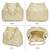 Cream sequins motifs potli bag for women handmade wristlet handbag stylish bridal purse fashion bag