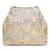Peach potli bag for women handmade wristlet handbag stylish bridal purse fashion bag for girls
