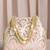 Pink sequins motifs potli bag for women handmade wristlet handbag stylish bridal purse fashion bag