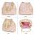 Pink sequins motifs potli bag for women handmade wristlet handbag stylish bridal purse fashion bag