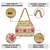 Cream embroidery polti bag with multicolor floral motive handbag for women
