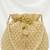 Cream beaded potli bag ethnic wristlet purse for women