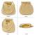 Cream beaded potli bag ethnic wristlet purse for women