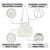 White beaded potli bag ethnic wristlet purse for women