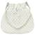 White beaded potli bag ethnic wristlet purse for women