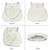 White beaded potli bag ethnic wristlet purse for women