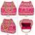 Rani pink floral embroidery potli bag for women handmade wristlet handbag stylish purse ethnic fashion bag