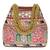 Maroon embroidery potli bag for women handmade wristlet handbag stylish purse ethnic fashion bag