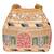 Peach embroidery potli bag handmade wristlet handbag stylish purse ethnic fashion bag for women