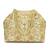 Golden embroidery potli bag ethnic wristlet purse for women & girls