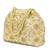 Golden embroidery potli bag ethnic wristlet purse for women & girls