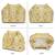 Golden embroidery potli bag ethnic wristlet purse for women & girls