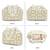 White embroidery potli bag ethnic wristlet purse for women & girls