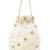White embellished trendy potli bag ethnic wristlet purse for women & girls