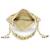 White embellished trendy potli bag ethnic wristlet purse for women & girls