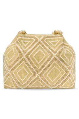 Embellished potli bag ethnic trendy wristlet purse for women 3