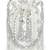Wristlet purse white embellished potli bag handbag for women