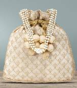 Indian potli bags gift for women evening bag clutch ethnic bride purse with drawstring