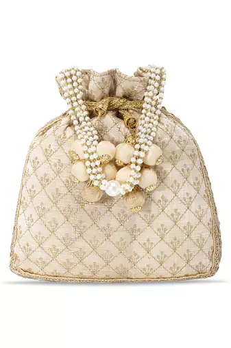 Indian potli bags gift for women evening bag clutch ethnic bride purse with drawstring