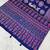 Dark Purple Color Mirror Work Satin Saree