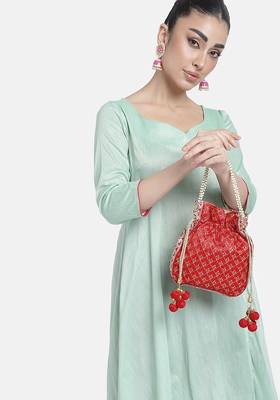 Indian potli bags gift for women evening bag clutch ethnic bride purse with drawstring 2