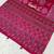Pink Color Mirror Work Satin Saree