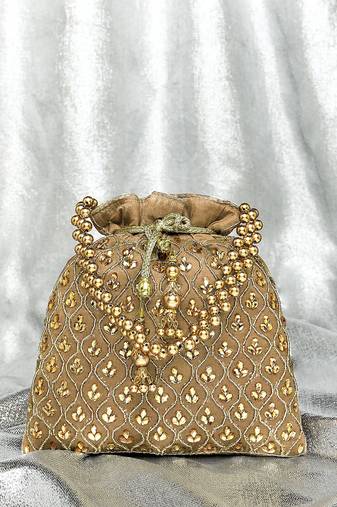 Potli bags gift for women evening bag clutch ethnic bride purse with drawstring