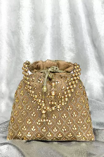 Potli bags gift for women evening bag clutch ethnic bride purse with drawstring