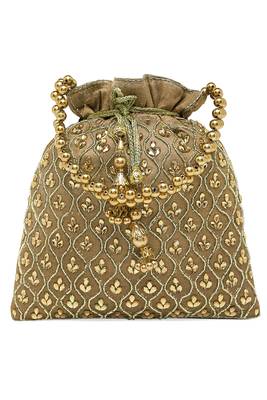 Potli bags gift for women evening bag clutch ethnic bride purse with drawstring 4