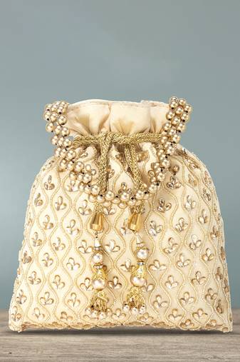 Indian potli bags gift for women evening bag clutch ethnic bride purse with drawstring
