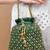 Green potli purses gift handmade evening bag stylish bridal fashion wristlet for women