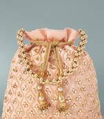 Indian potli bags for women evening bag ethnic bride purse with drawstring