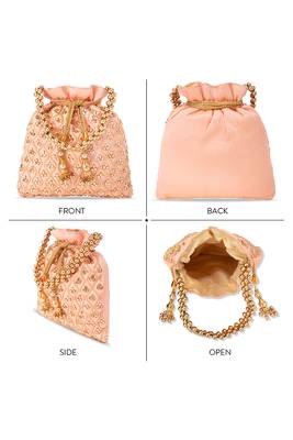 Indian potli bags for women evening bag ethnic bride purse with drawstring 4